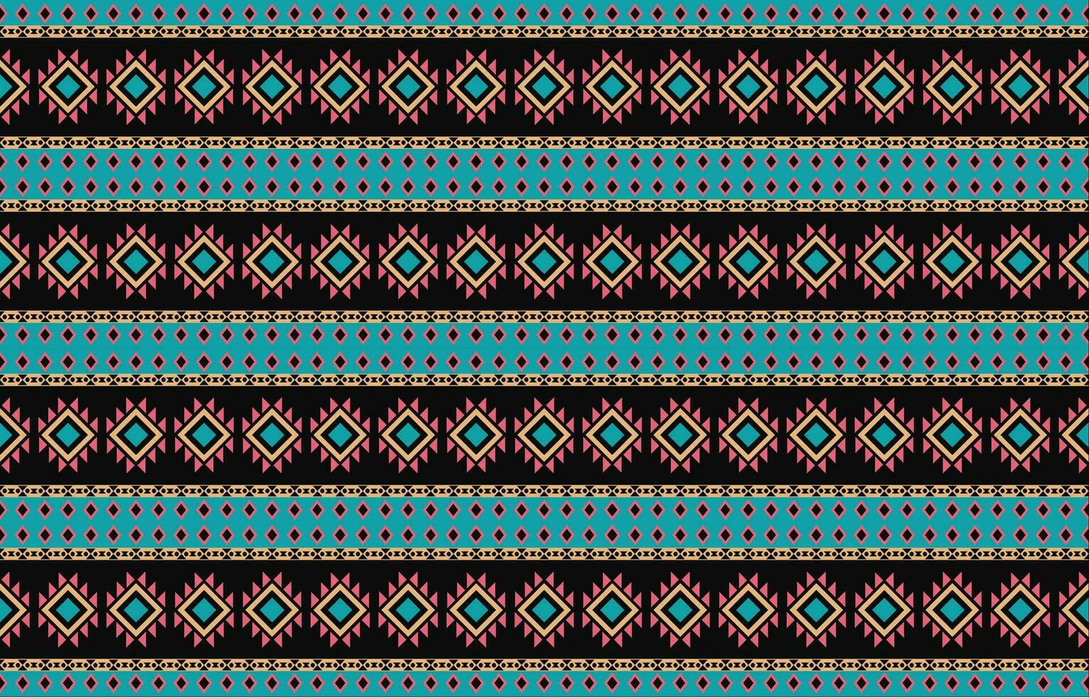 etnisch abstract ikat kunst. aztec ornament afdrukken. meetkundig etnisch patroon naadloos kleur oosters. ontwerp voor achtergrond ,gordijn, tapijt, behang, kleding, inpakken, batik, vector illustratie.