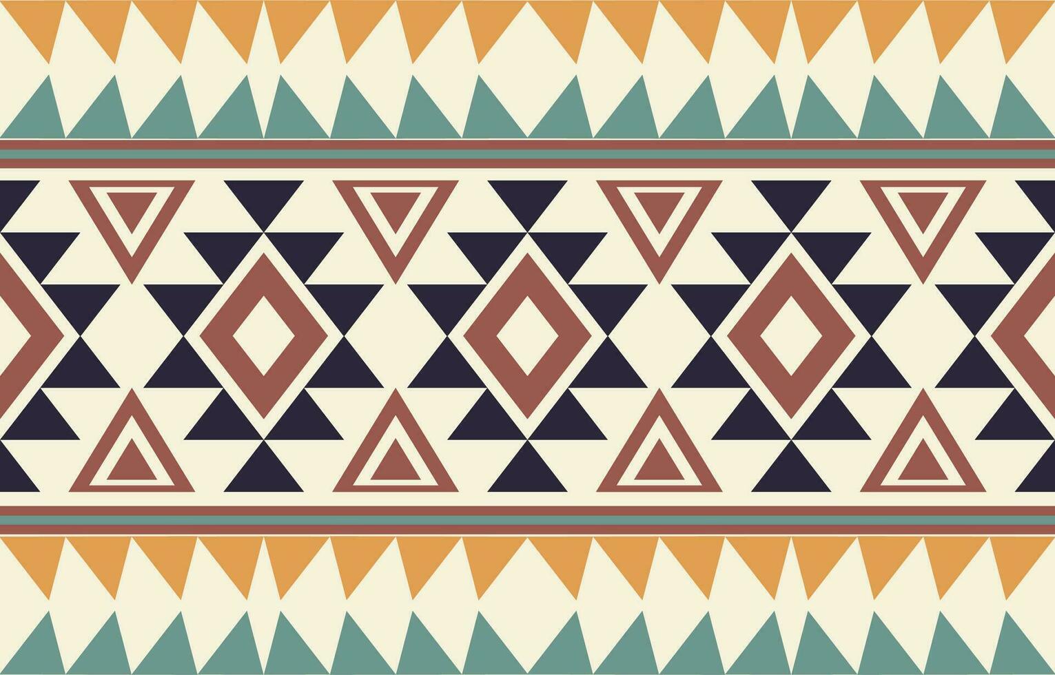 etnisch abstract ikat kunst. aztec ornament afdrukken. meetkundig etnisch patroon naadloos kleur oosters. ontwerp voor achtergrond ,gordijn, tapijt, behang, kleding, inpakken, batik, vector illustratie.