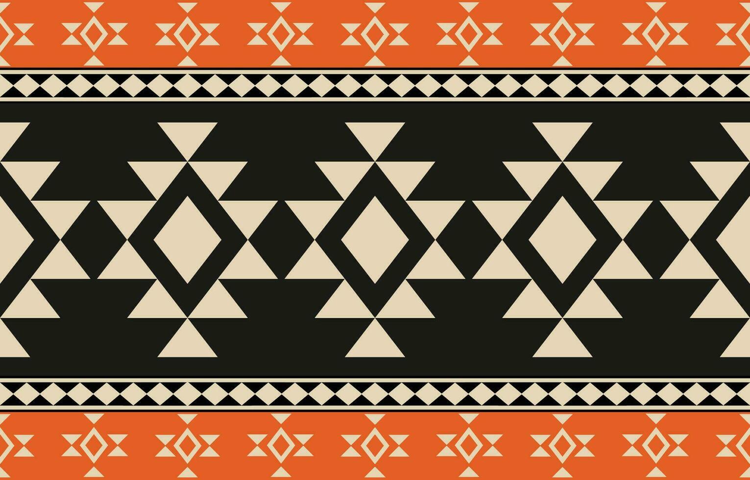 etnisch abstract ikat kunst. aztec ornament afdrukken. meetkundig etnisch patroon naadloos kleur oosters. ontwerp voor achtergrond ,gordijn, tapijt, behang, kleding, inpakken, batik, vector illustratie.