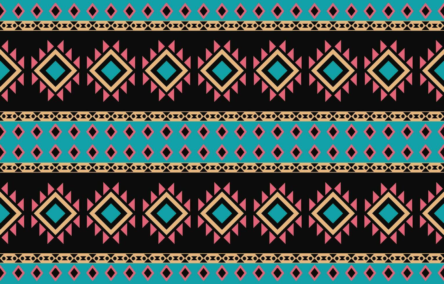 etnisch abstract ikat kunst. aztec ornament afdrukken. meetkundig etnisch patroon naadloos kleur oosters. ontwerp voor achtergrond ,gordijn, tapijt, behang, kleding, inpakken, batik, vector illustratie.