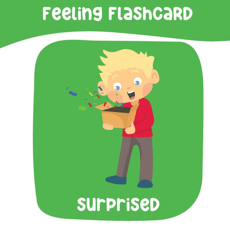 gevoelens geheugenkaart verzameling. schattig gevoel geheugenkaart verzameling. afdrukbare spel kaarten vector