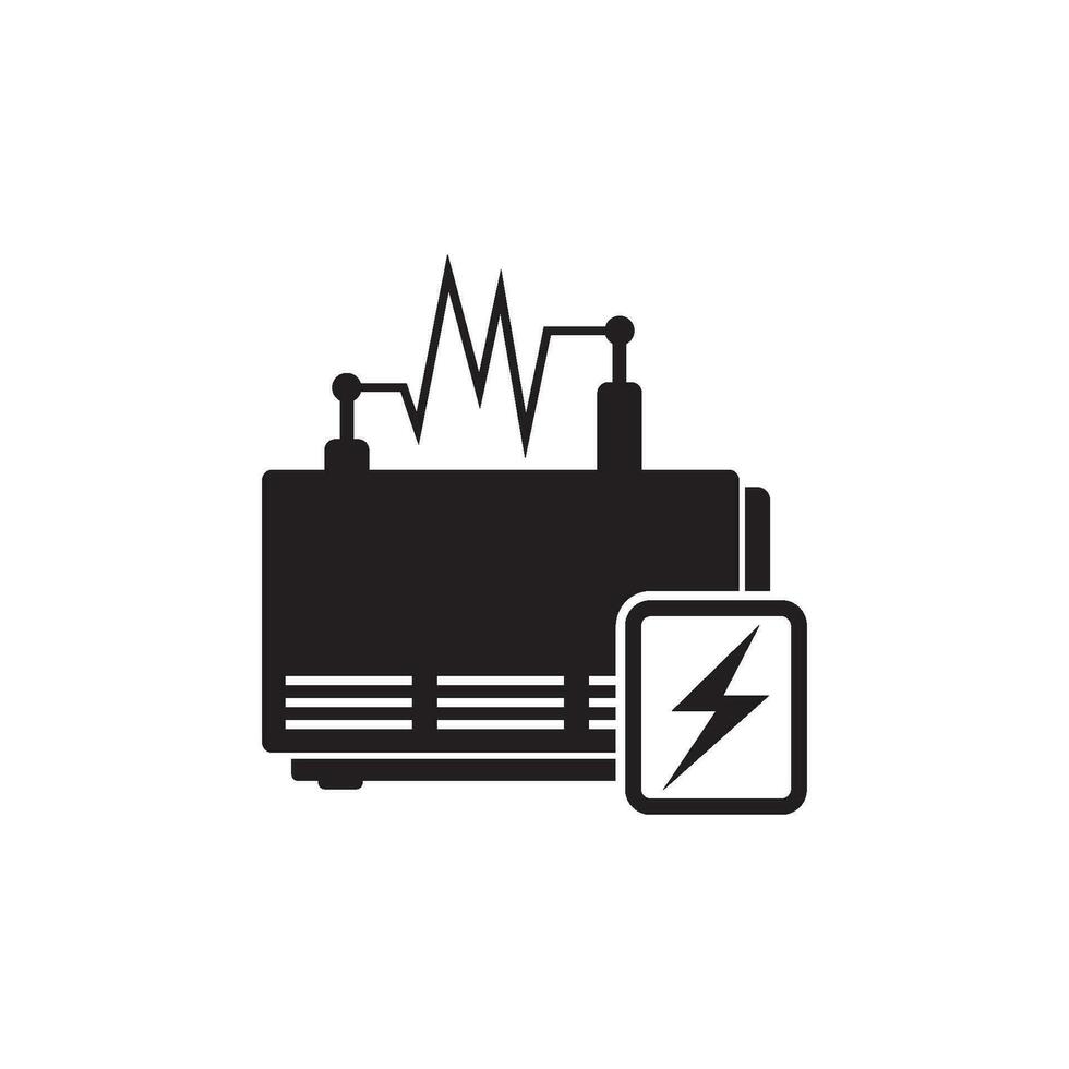 diesel generator logo icoon symbool, illustratie ontwerp sjabloon vector