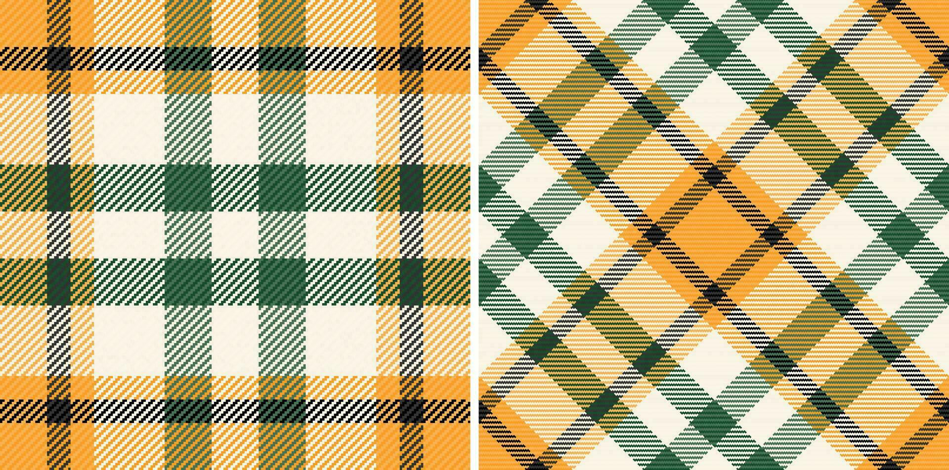 controleren textiel vector van Schotse ruit plaid patroon met een kleding stof achtergrond naadloos textuur.