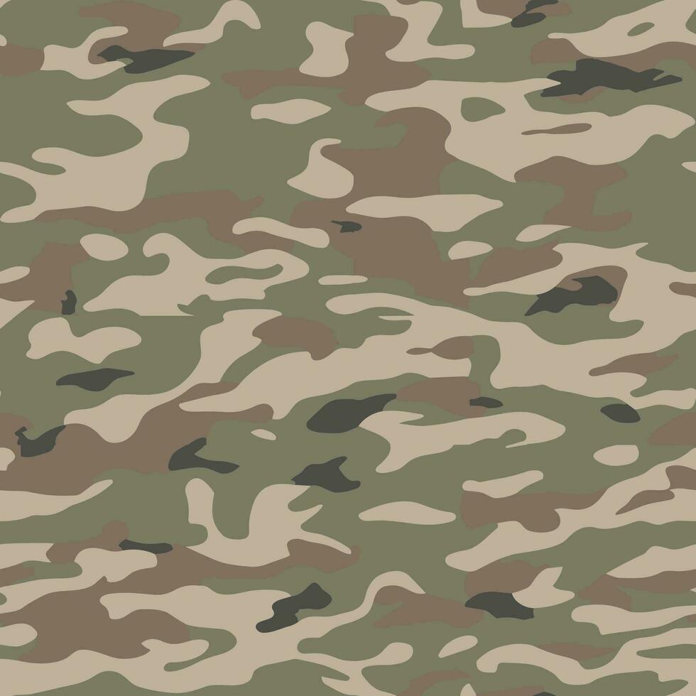 leger camouflage vector naadloos patroon, camouflage achtergrond