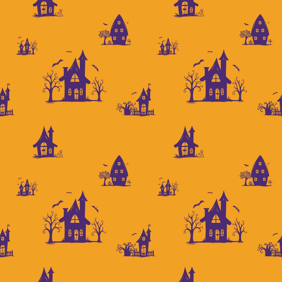 halloween naadloos patroon ontwerp. vector illustratie.