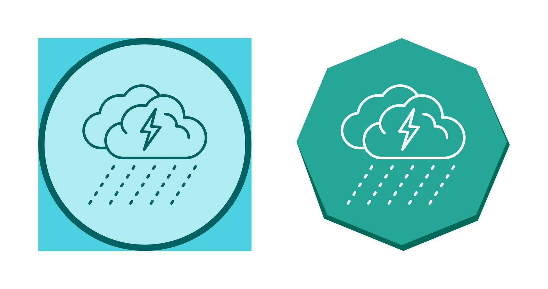 regenachtig dag vector icoon