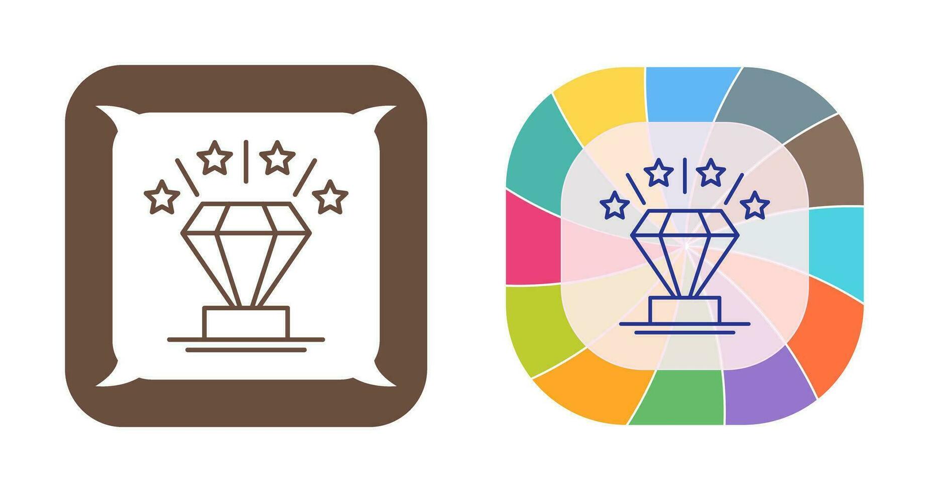 diamant vector pictogram