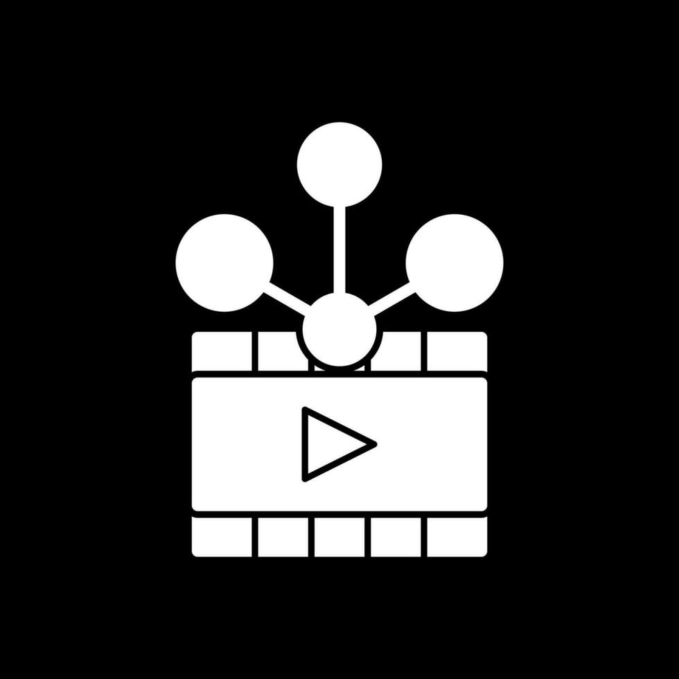 video sharing vector icoon ontwerp