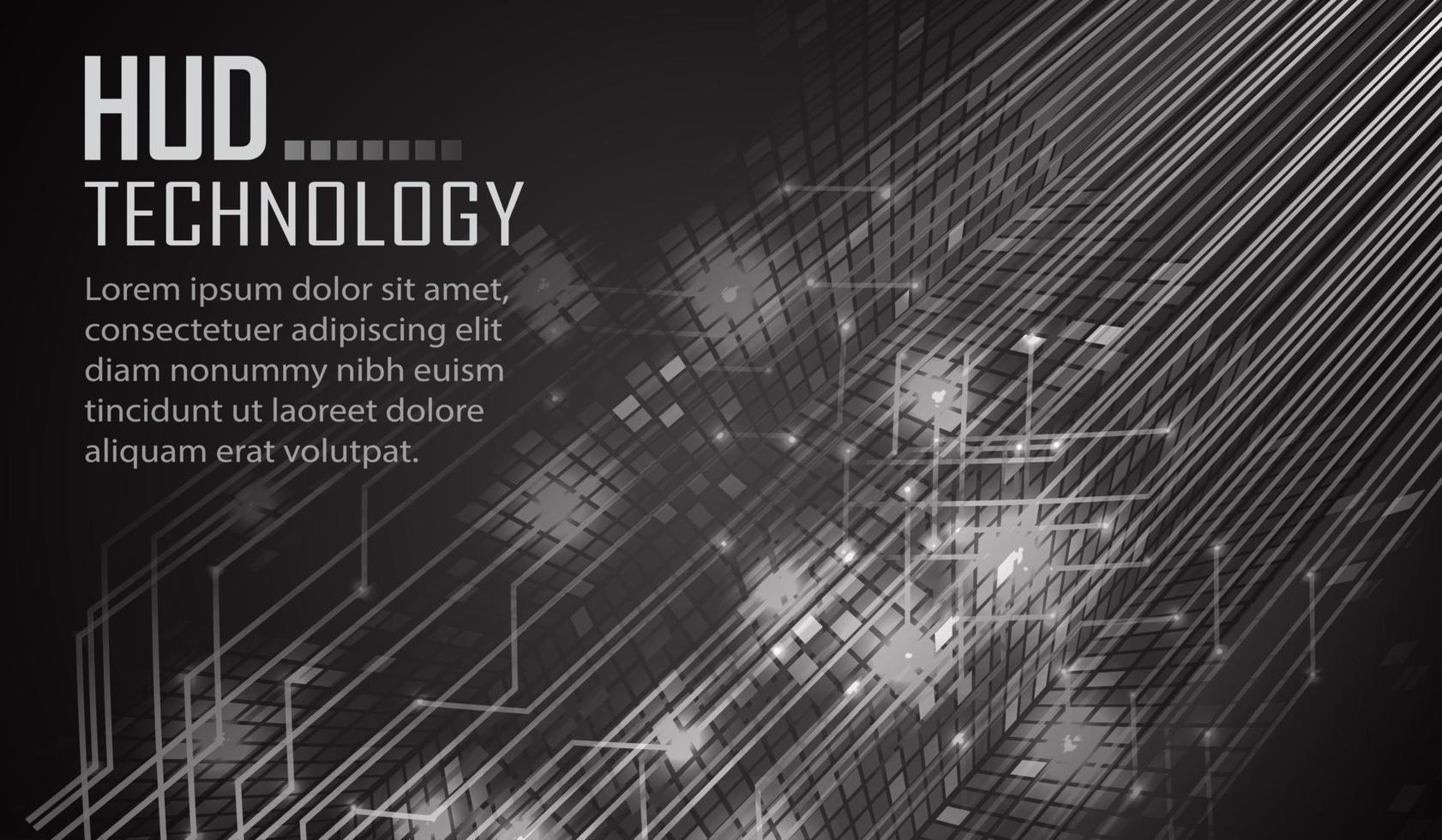 cyber circuit toekomstige technologie concept achtergrond vector