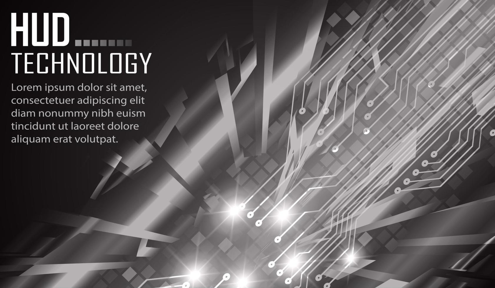 cyber circuit toekomstige technologie concept achtergrond vector