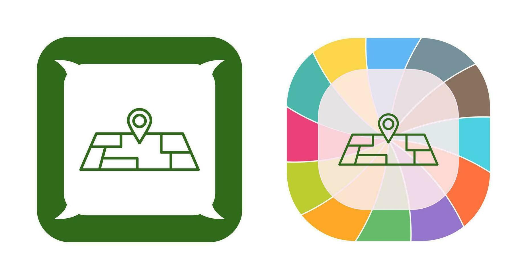 kaart vector pictogram