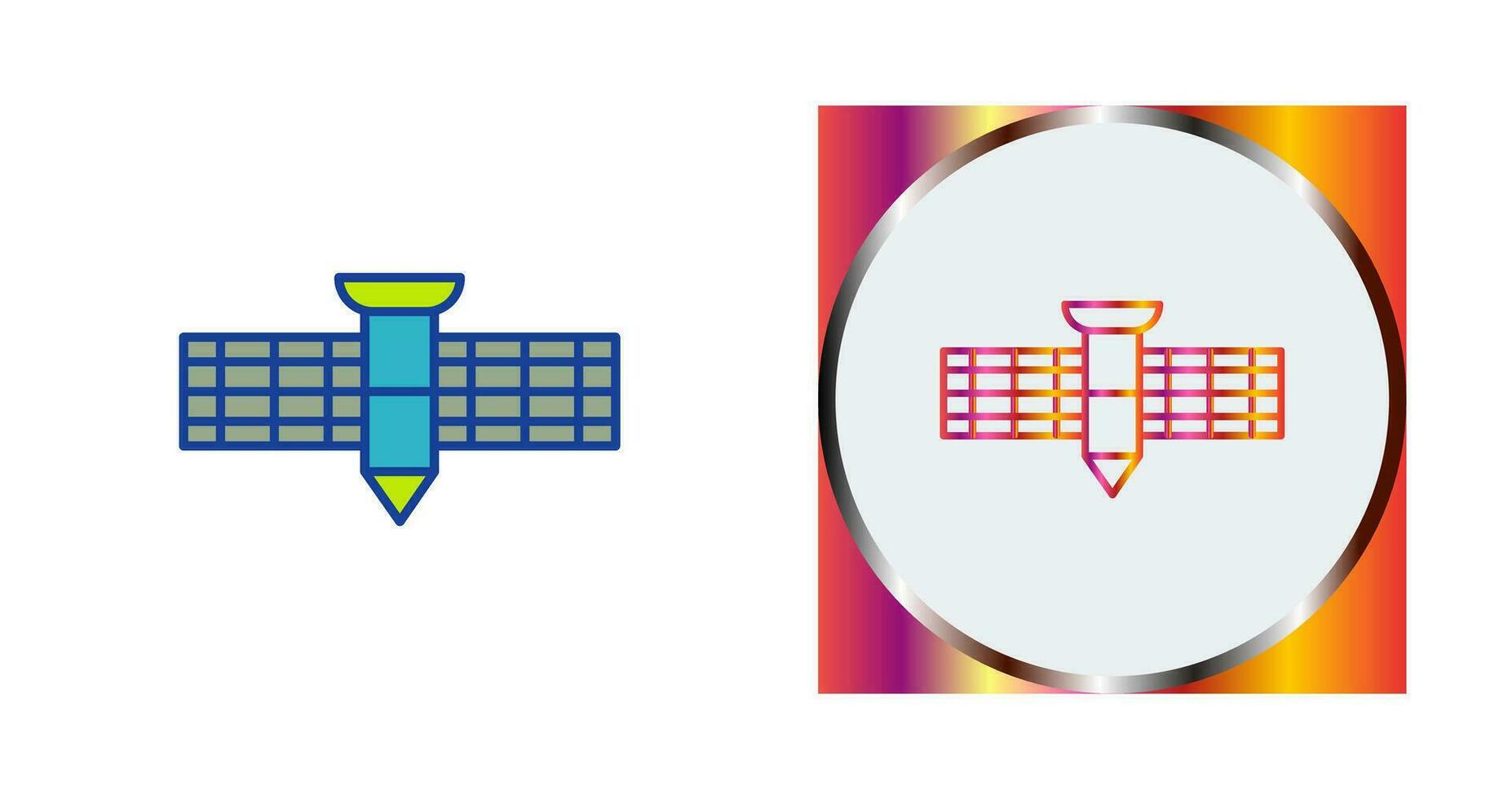 satelliet vector pictogram