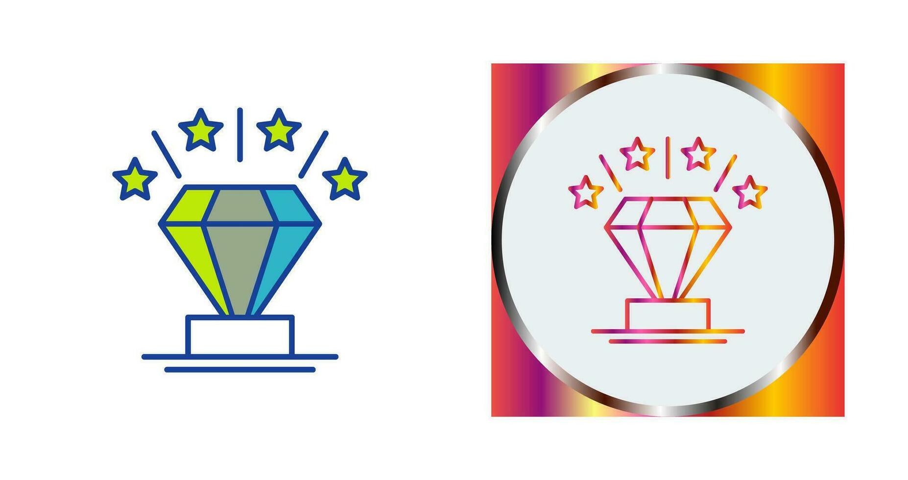 diamant vector pictogram