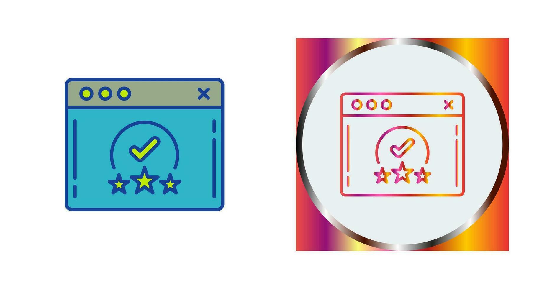 beoordeling vector pictogram