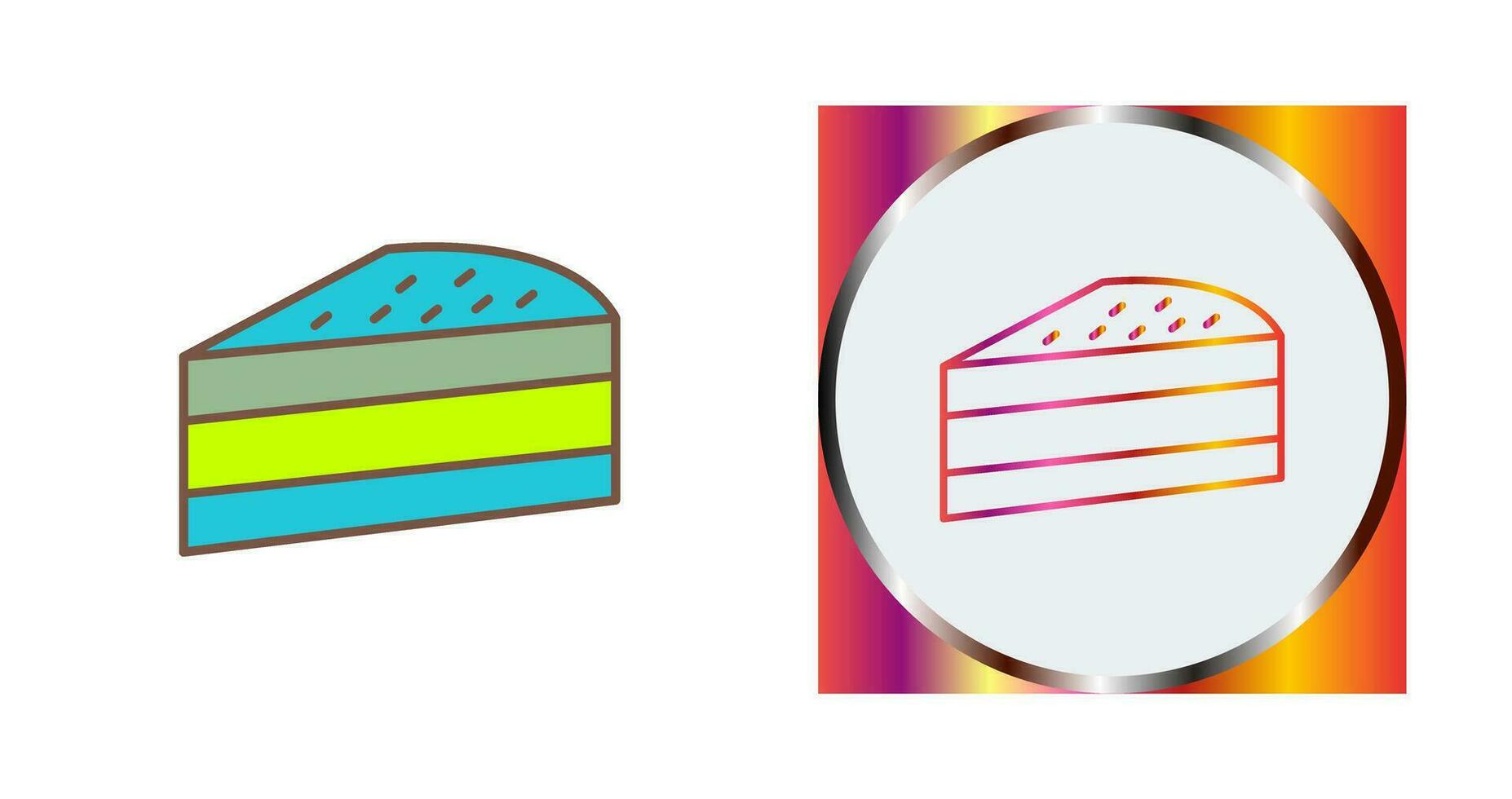taart plak vector icoon