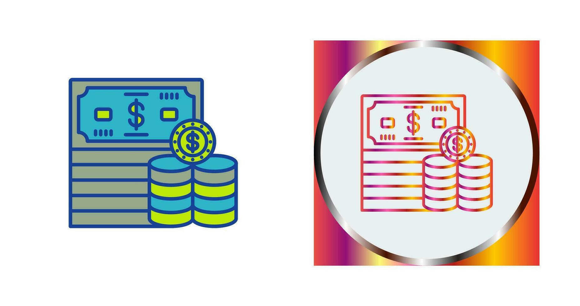 geld vector pictogram