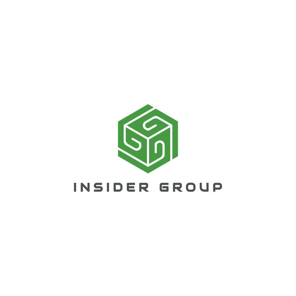 abstract eerste brief ig of gi eerste logo ontwerp vector symbool grafisch idee creatief in groen kleur geïsoleerd Aan een wit achtergrond. abstract brief ig logo toegepast voor olie bedrijf bedrijf logo