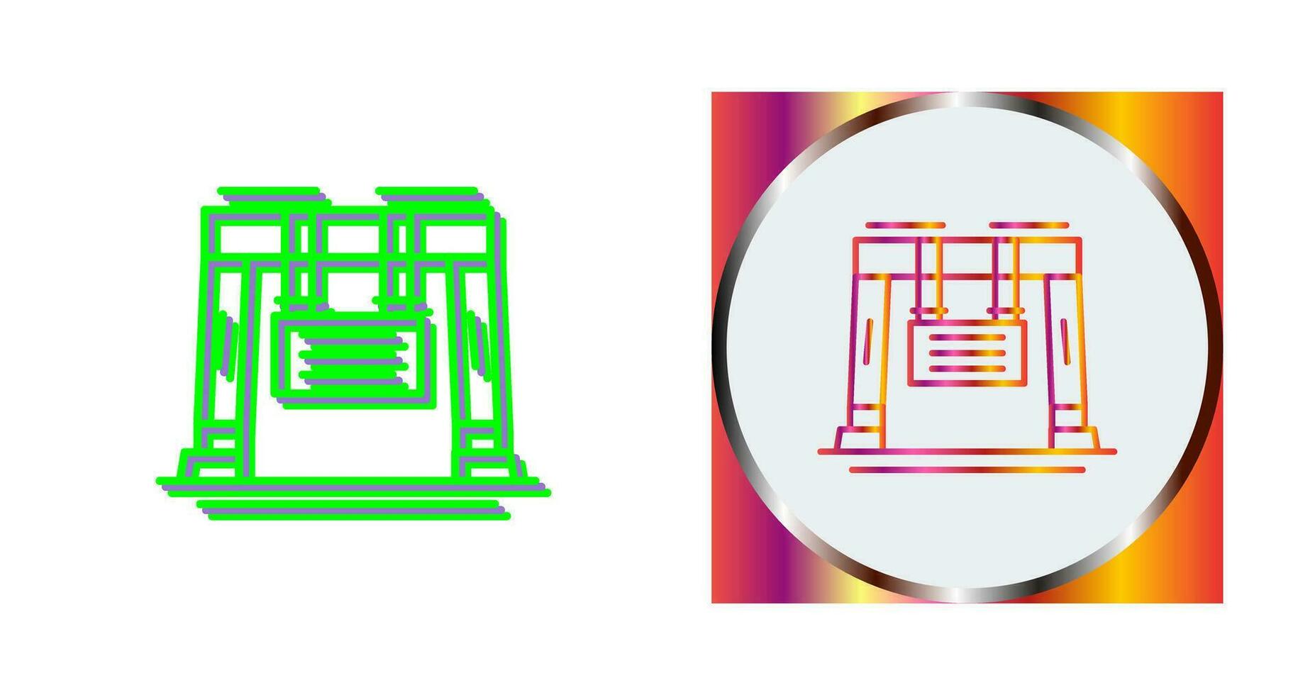 kraan vector pictogram