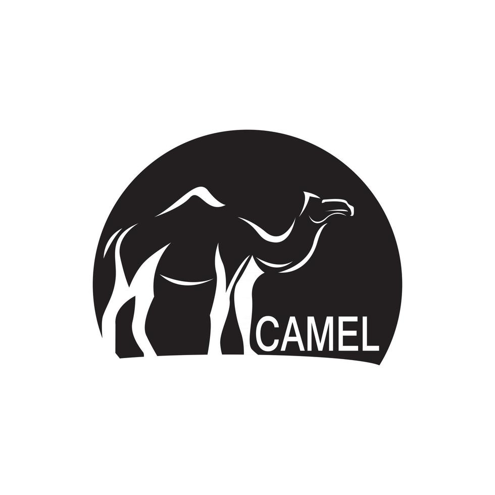 kameel pictogram vector sjabloon illustratie
