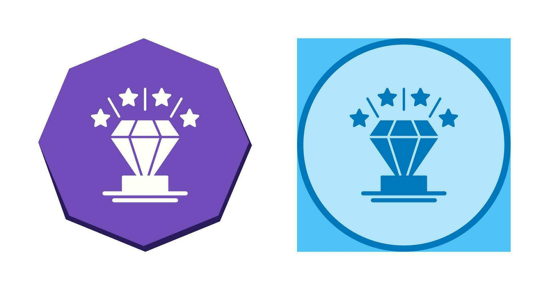 diamant vector pictogram