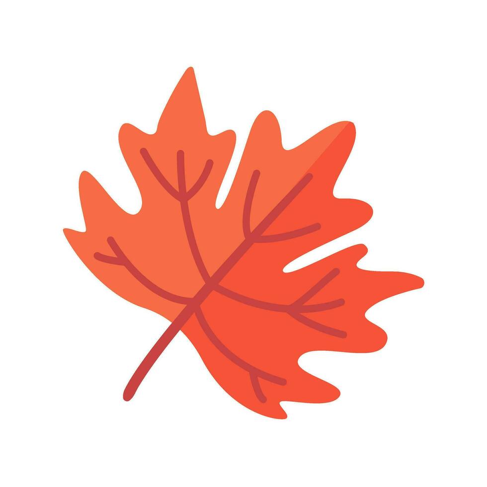 mooi blad samenstelling. bladeren verandering kleur in herfst vector