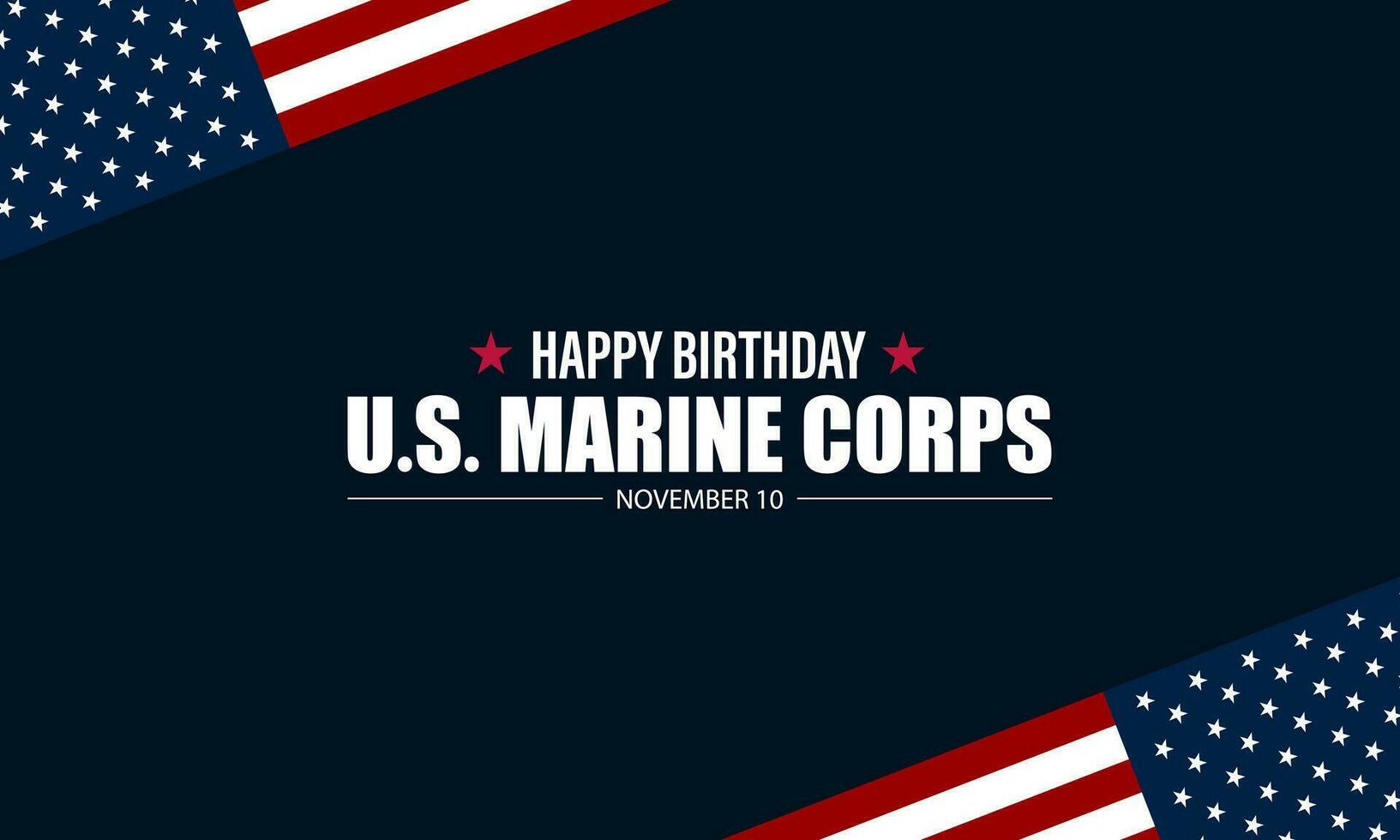 ons marinier corps verjaardag november 10 achtergrond vector illustratie