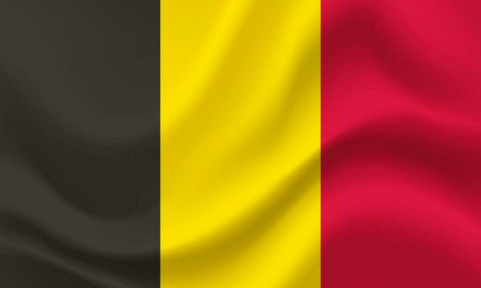 belgisch vlag. vlag van belgië. officieel kleuren en proportie. belgisch achtergrond. belgisch spandoek. belgie symbool, icoon vector