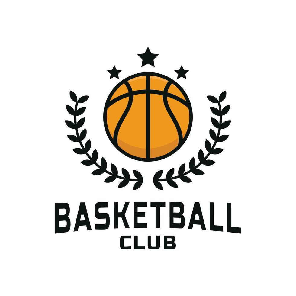 basketbal club logo ontwerp sjabloon met voor sport team basketbal vector