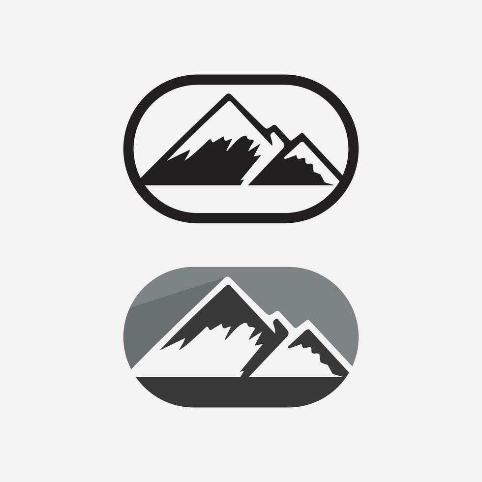 berg pictogram logo vector