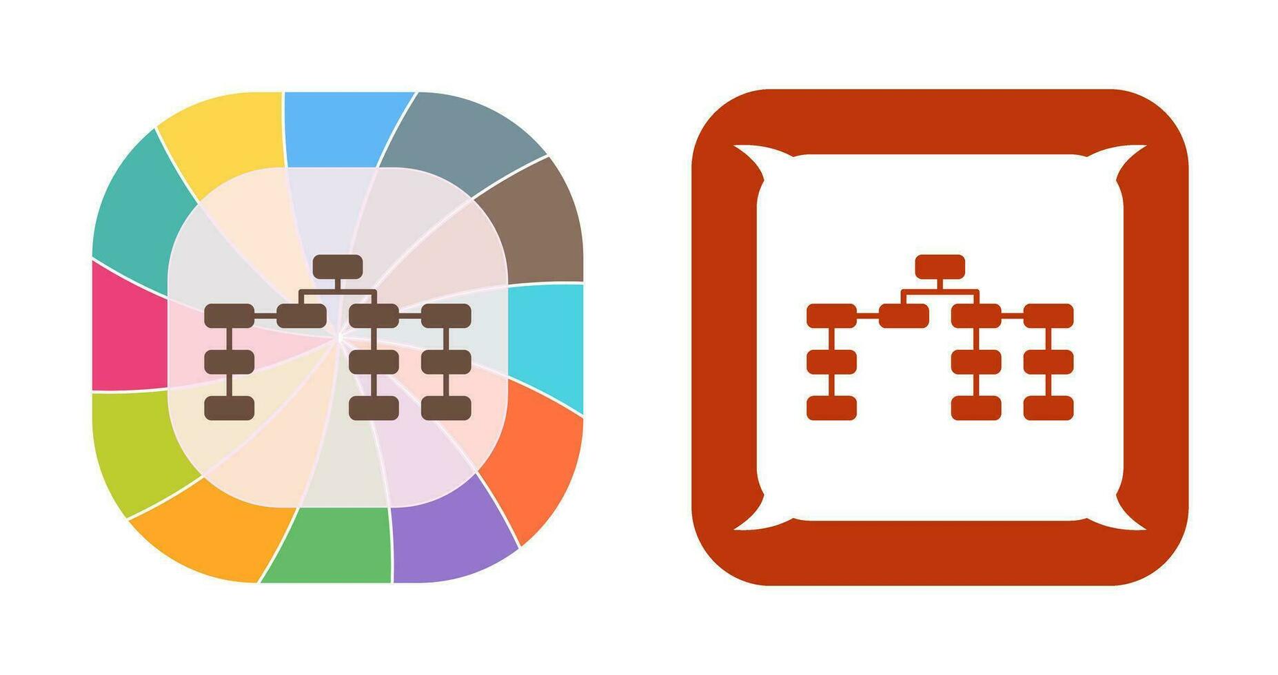 uniek seo structuur vector icoon