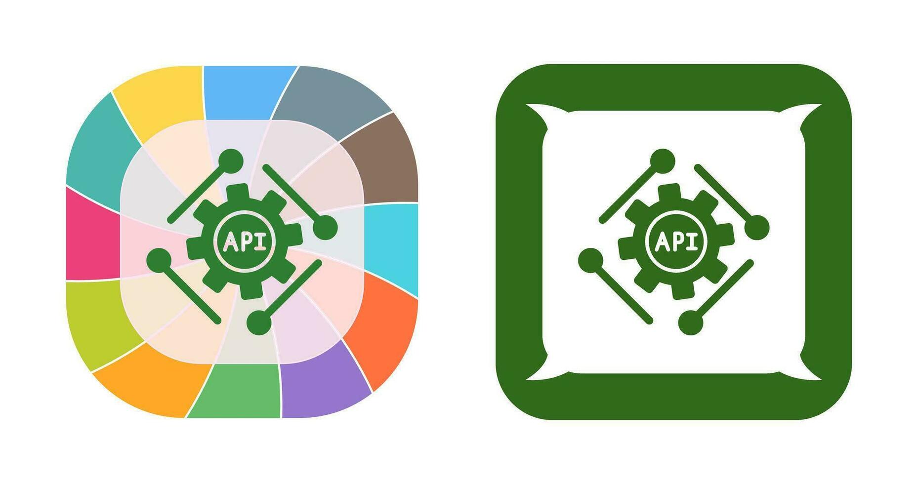 api vector pictogram