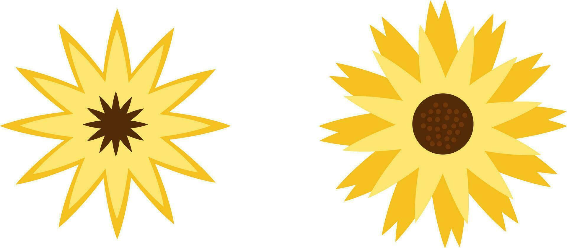 zon bloem rennen vector