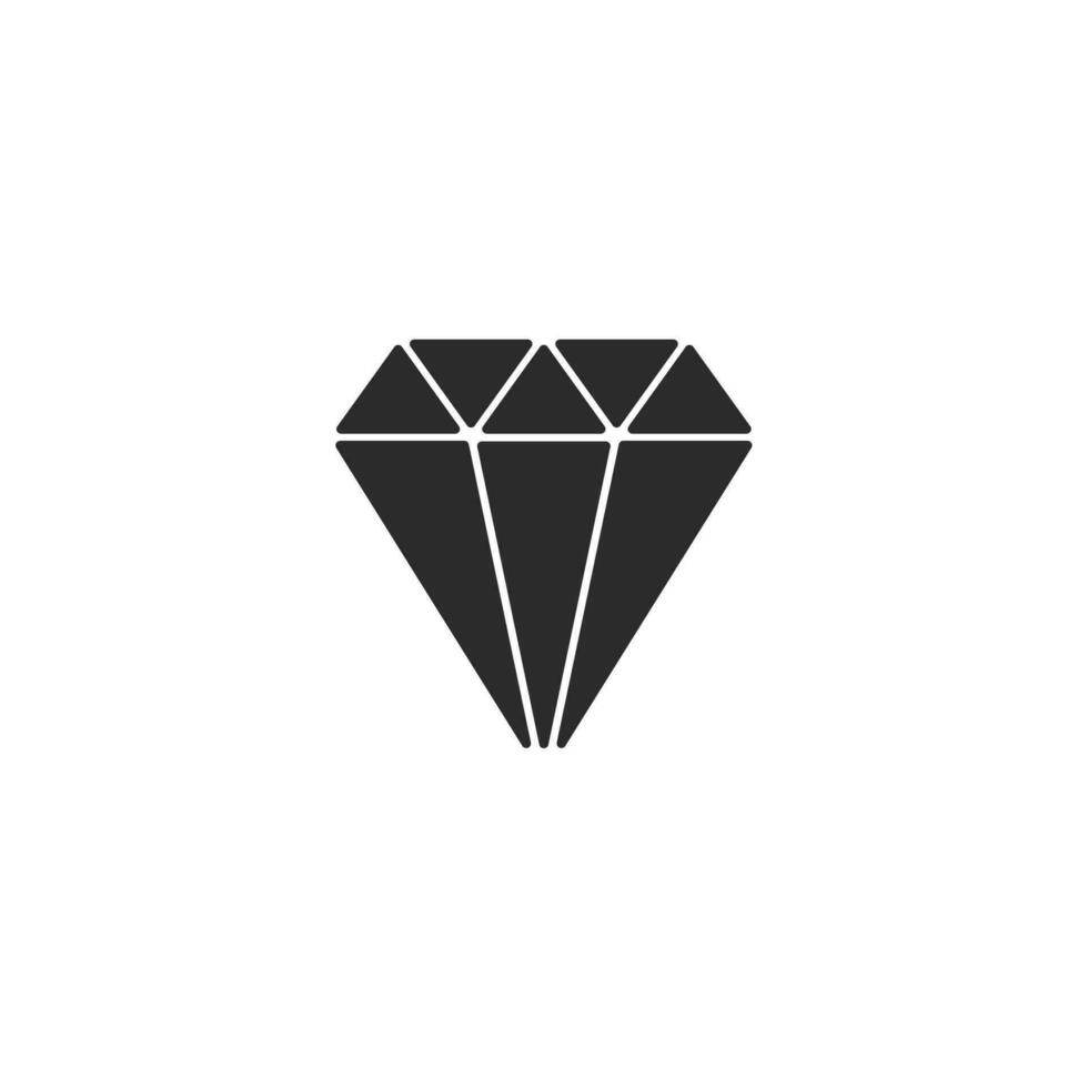 diamant, diamant voorwerp vlak icoon illustratie.lineair stijl teken voor mobiel concept en web ontwerp.symbool.logo illustratie.vector illustratie vector