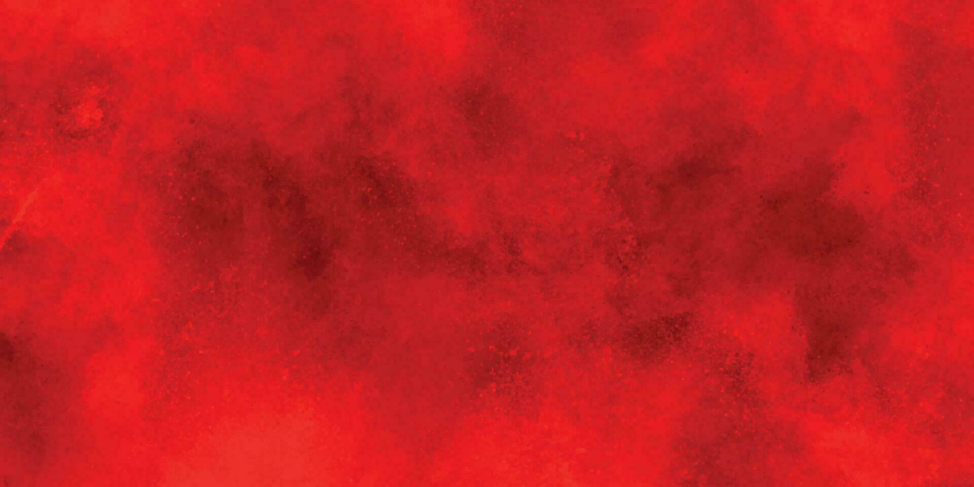 rood waterverf achtergrond. abstract waterverf rood grunge achtergrond schilderen. rijk rood achtergrond textuur, gemarmerd steen of rots textuur. vector