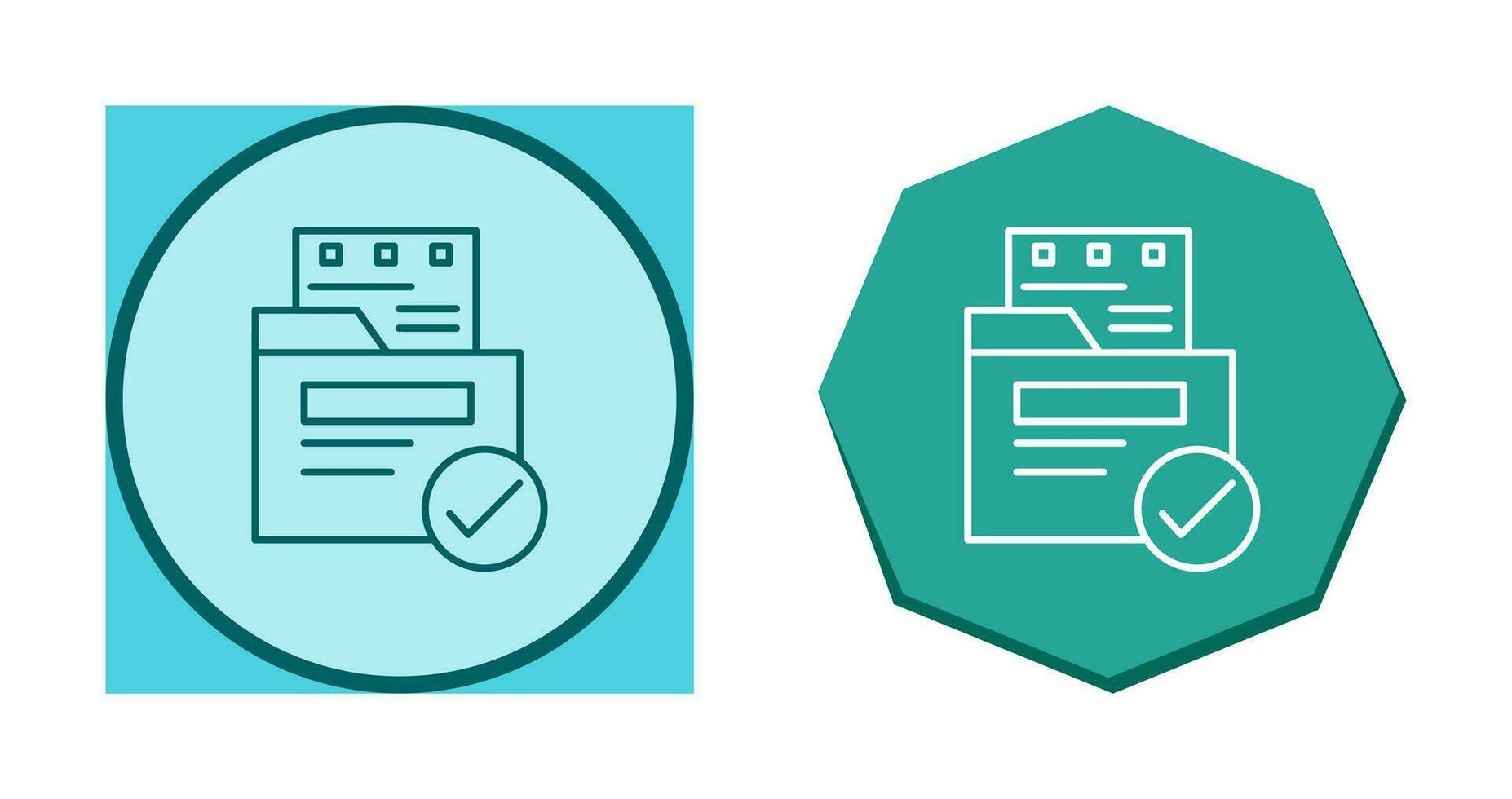 het dossier bescherming vector icoon