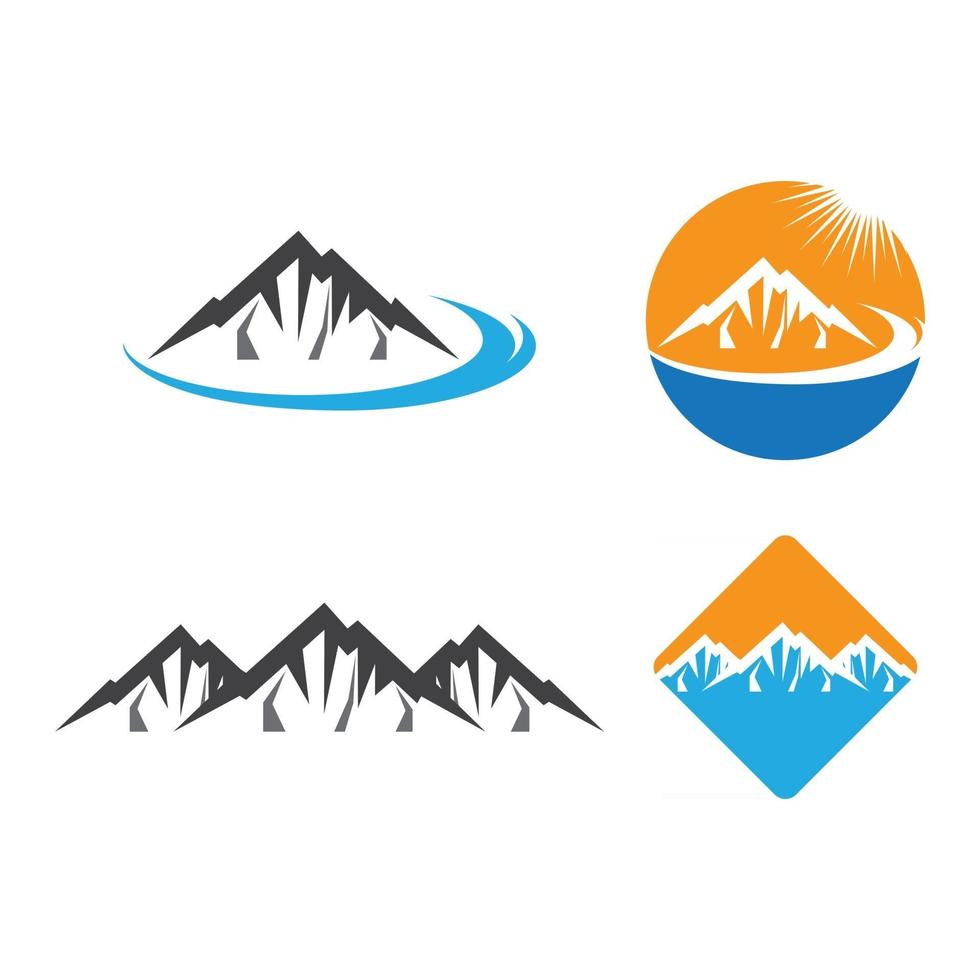 berg logo afbeeldingen vector