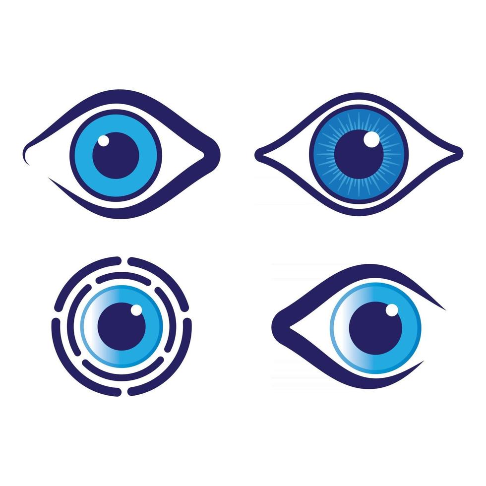 eye care logo afbeeldingen vector