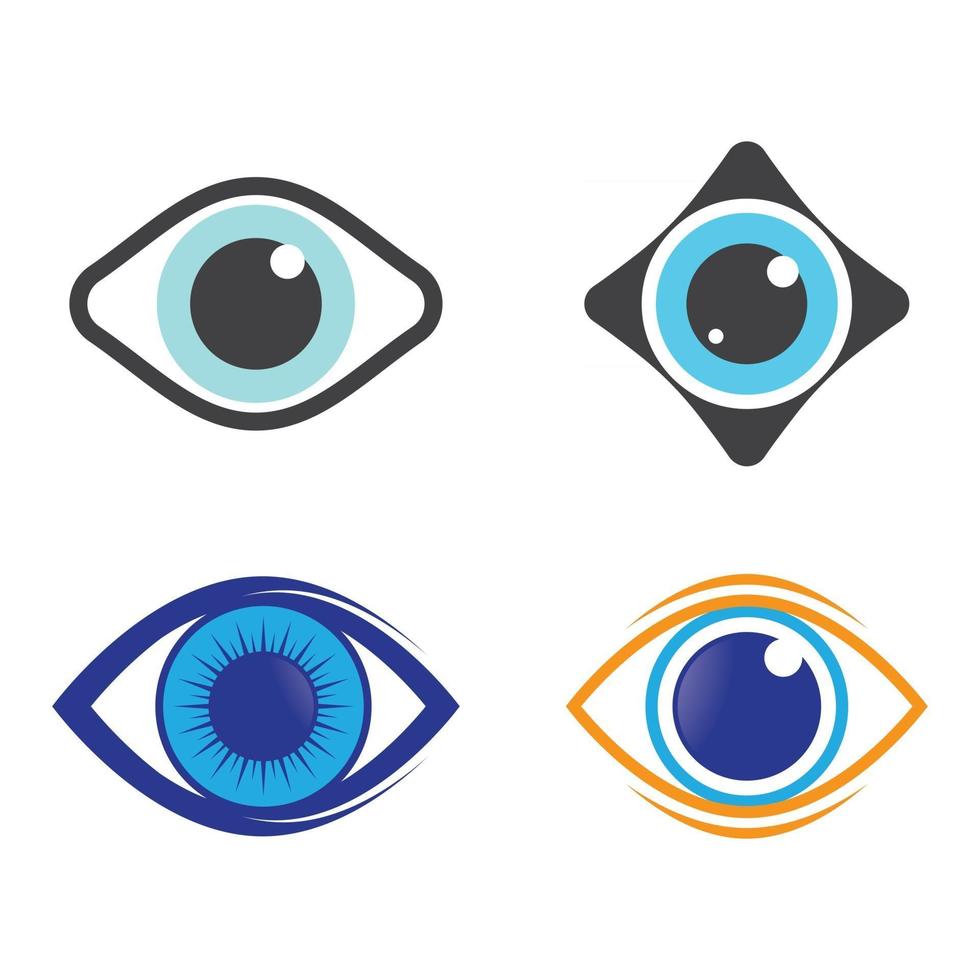 eye care logo afbeeldingen vector