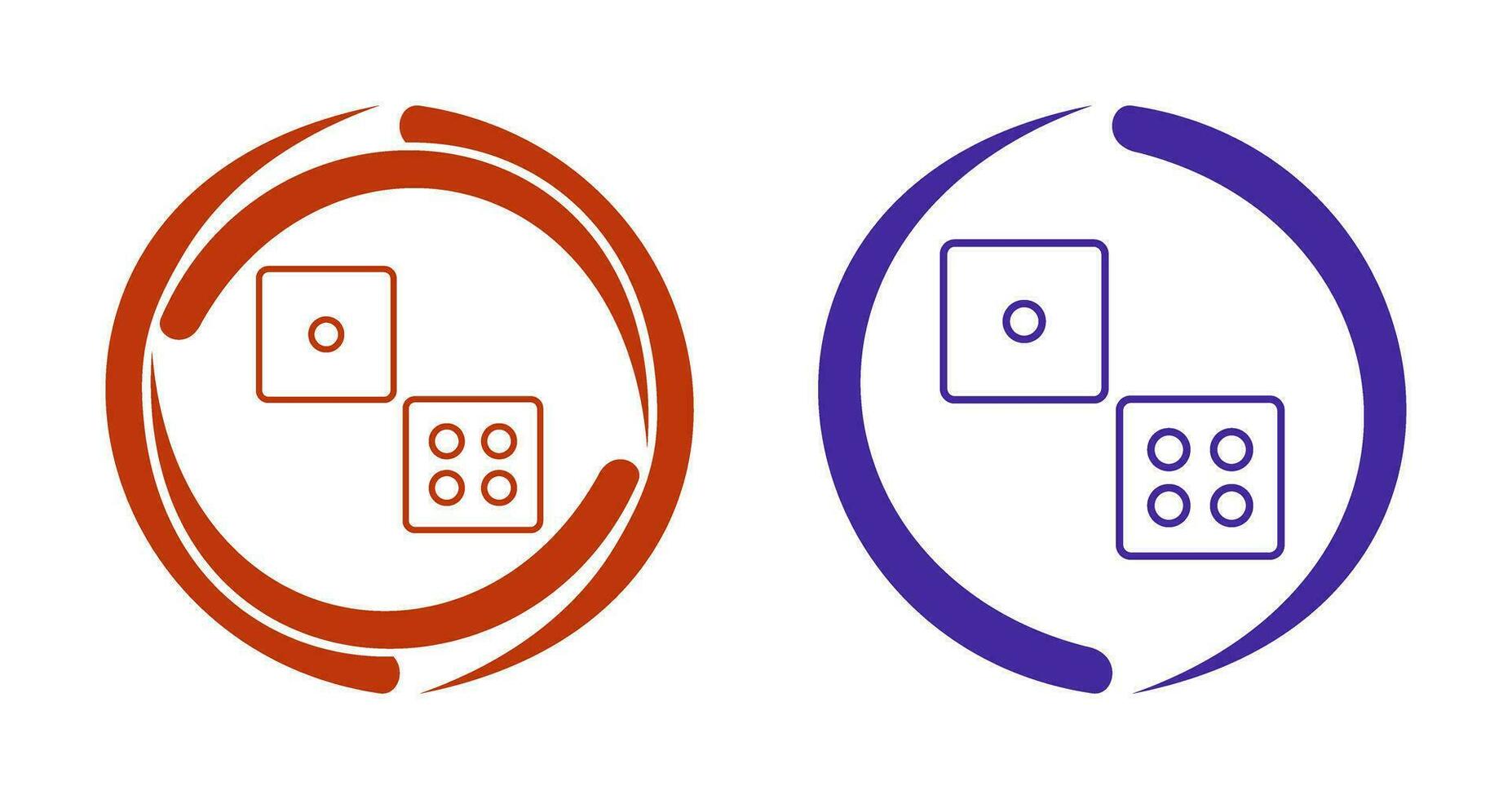 dobbelstenen vector icon