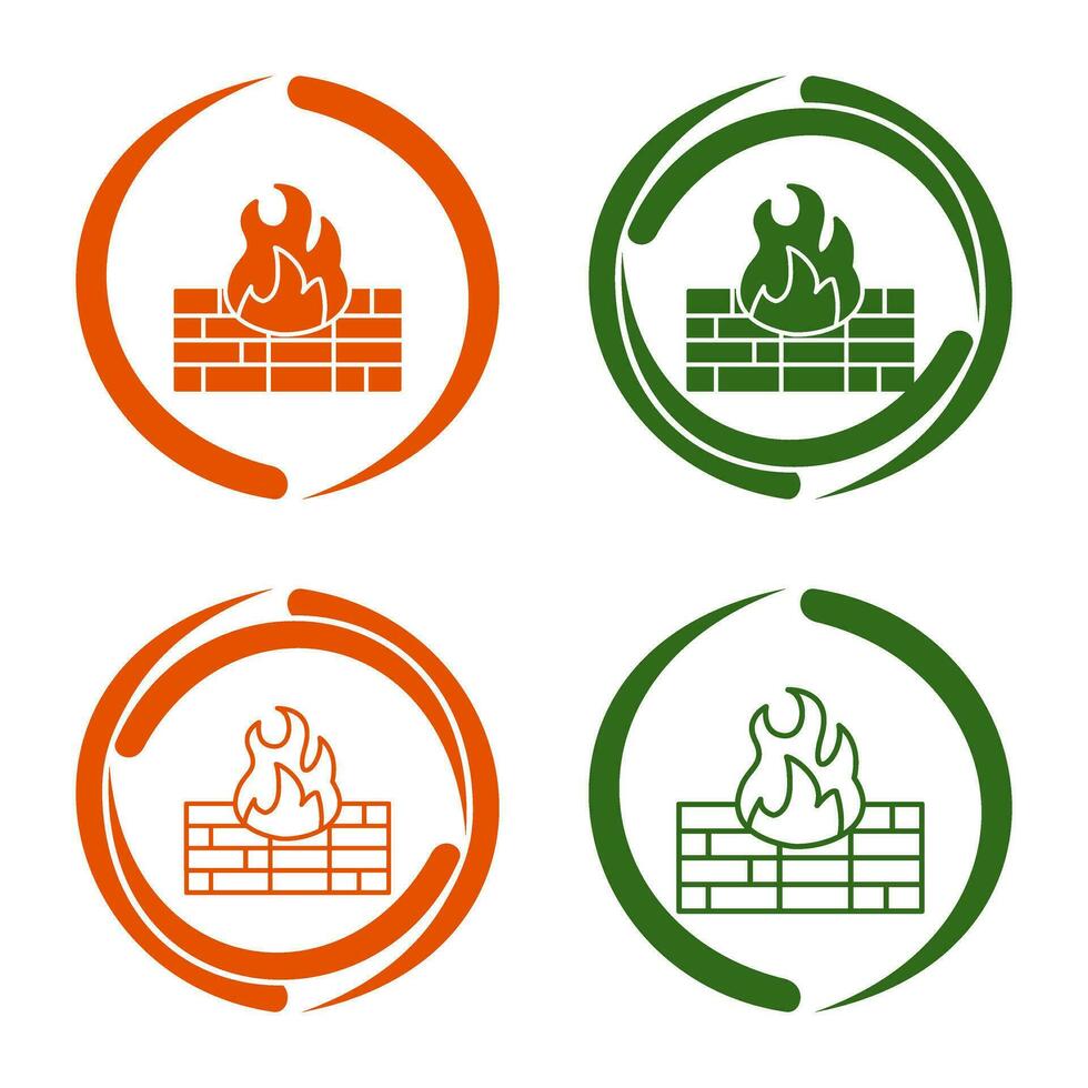 firewall vector pictogram