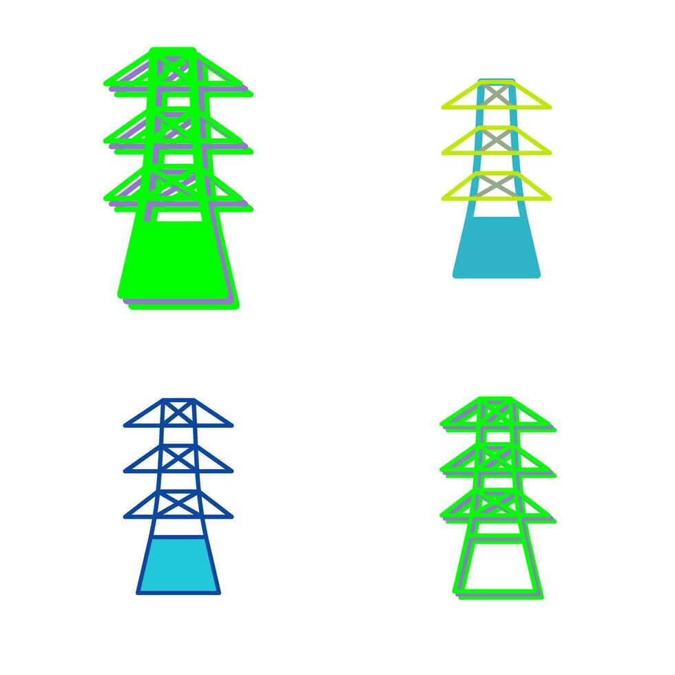 uniek toren vector icoon