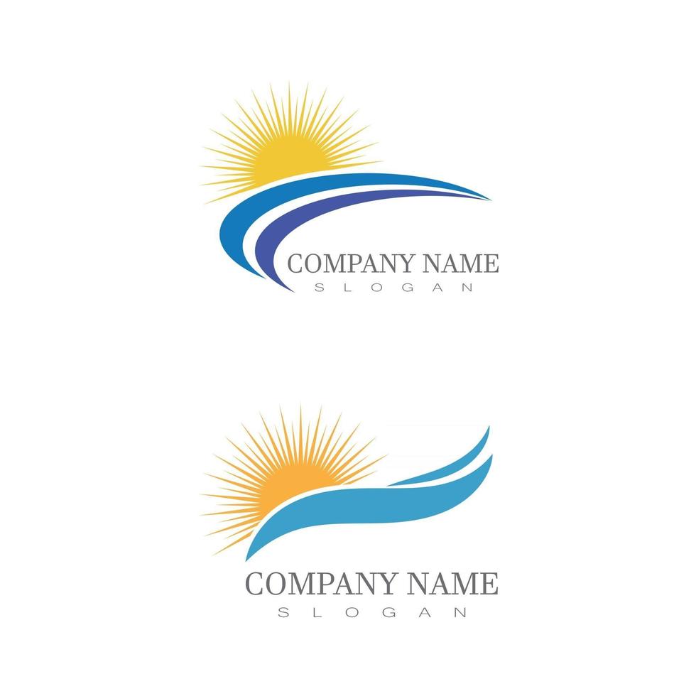 water golf pictogram vector illustratie ontwerp logo