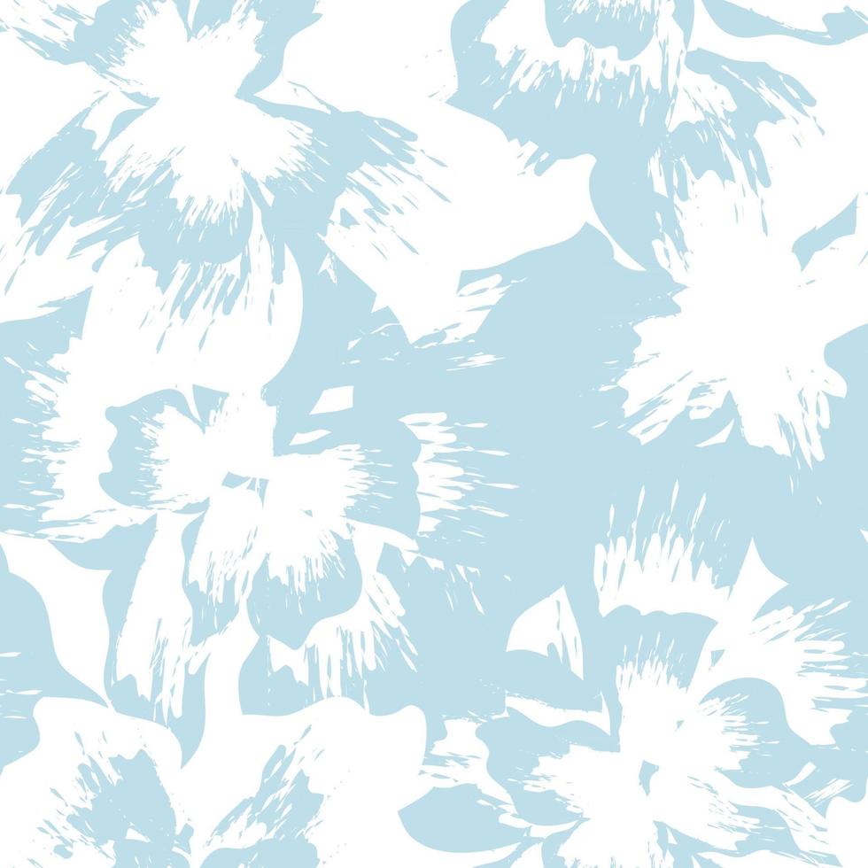 pastel bloemen naadloze patroon achtergrond vector