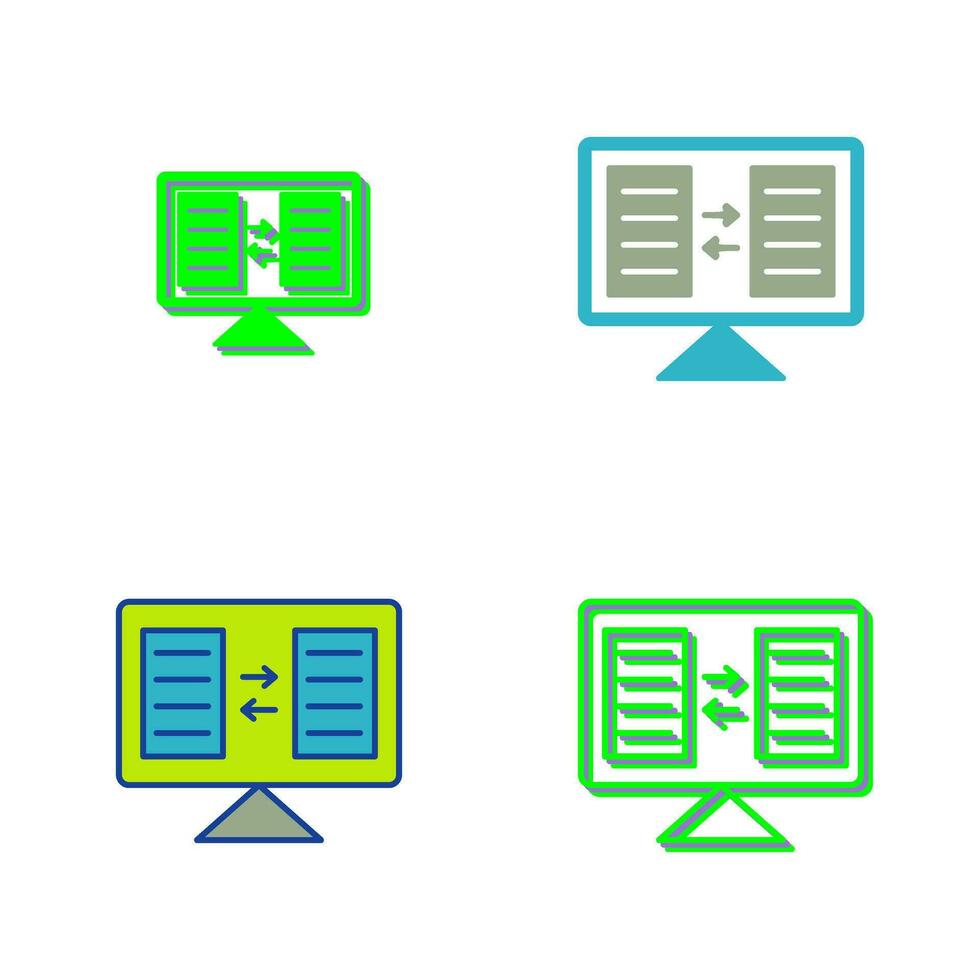 het dossier sharing vector icoon