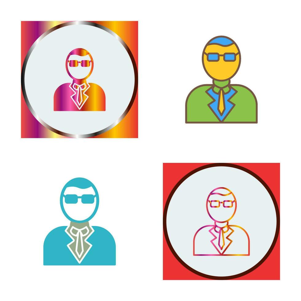 casino manager vector icoon