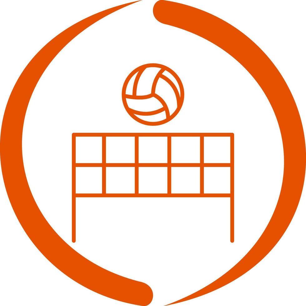 strand volleybal vector icoon