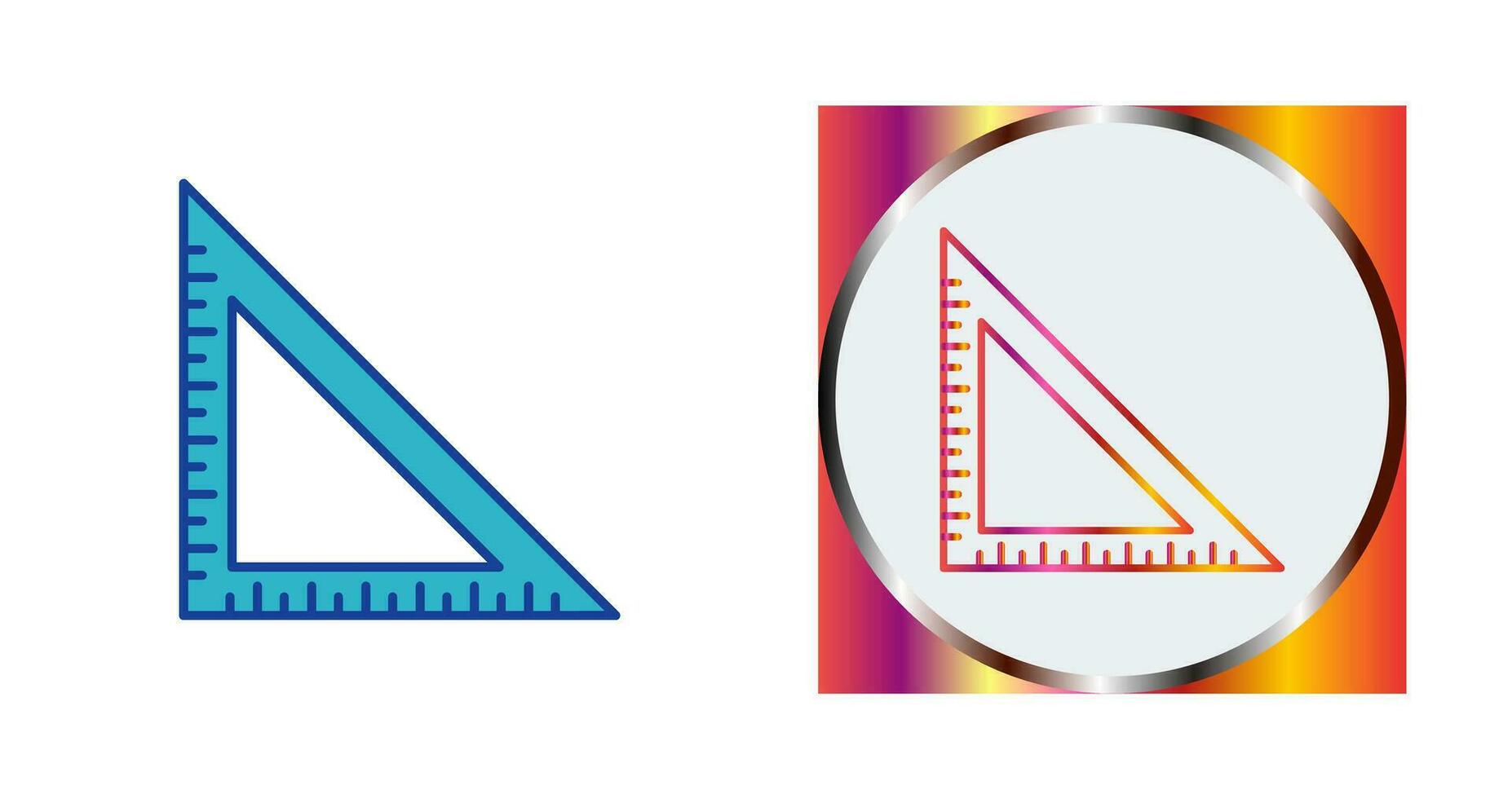 vierkant vectorpictogram instellen vector