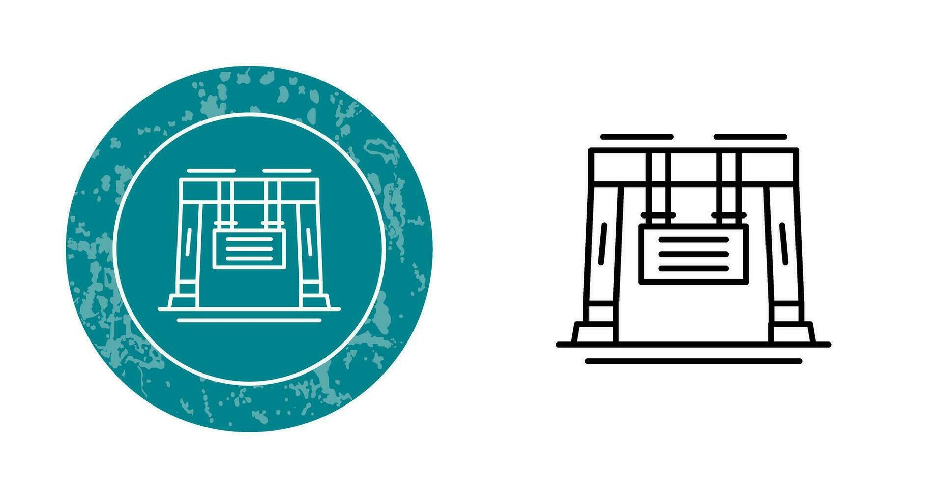 kraan vector pictogram