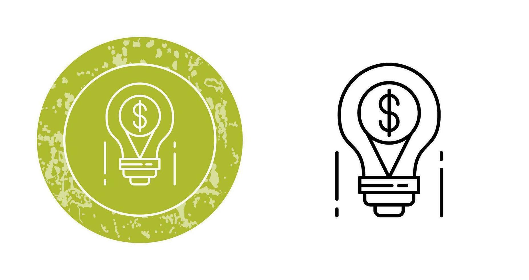 gloeilamp vector pictogram