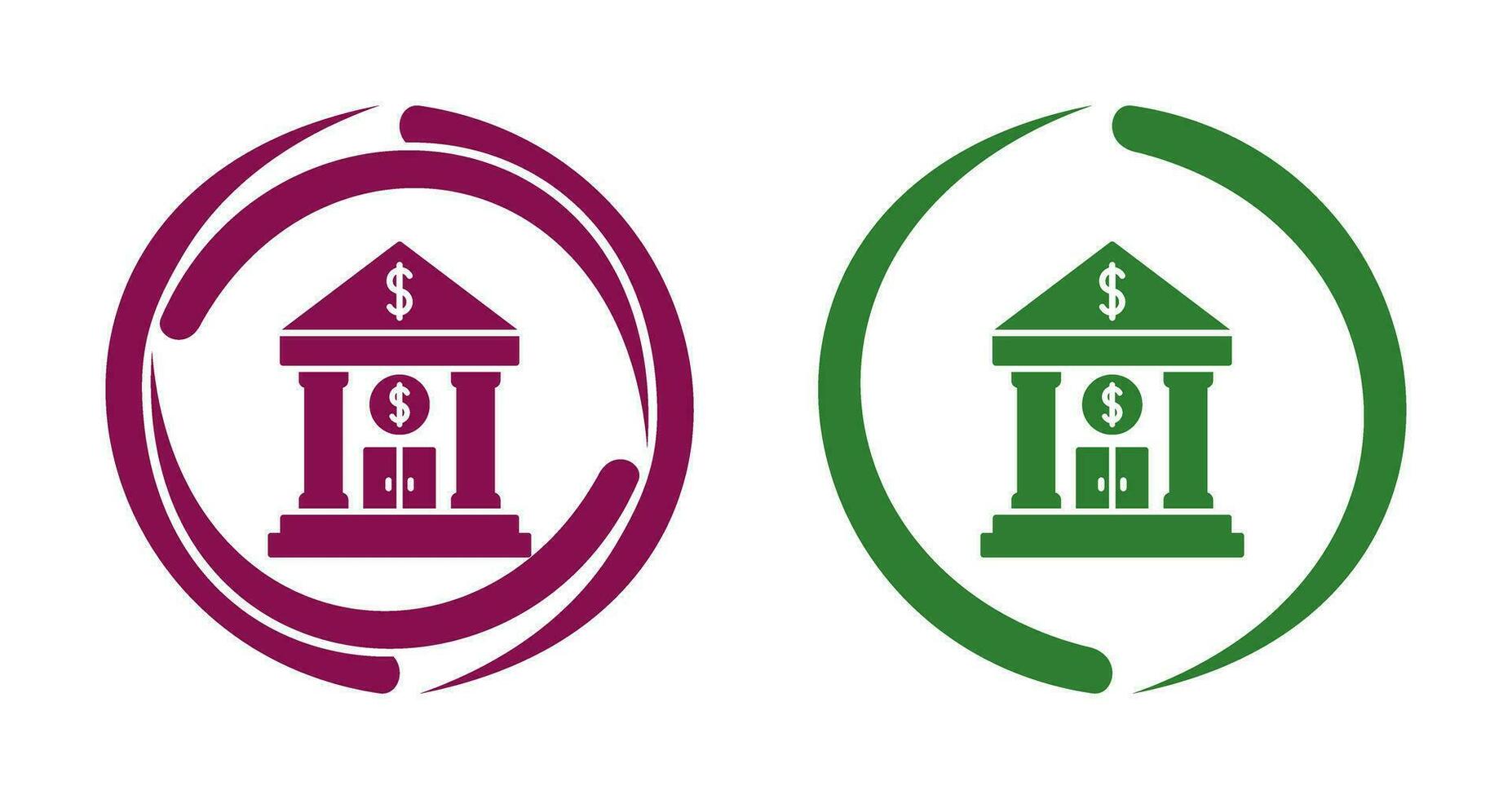 bank vector pictogram